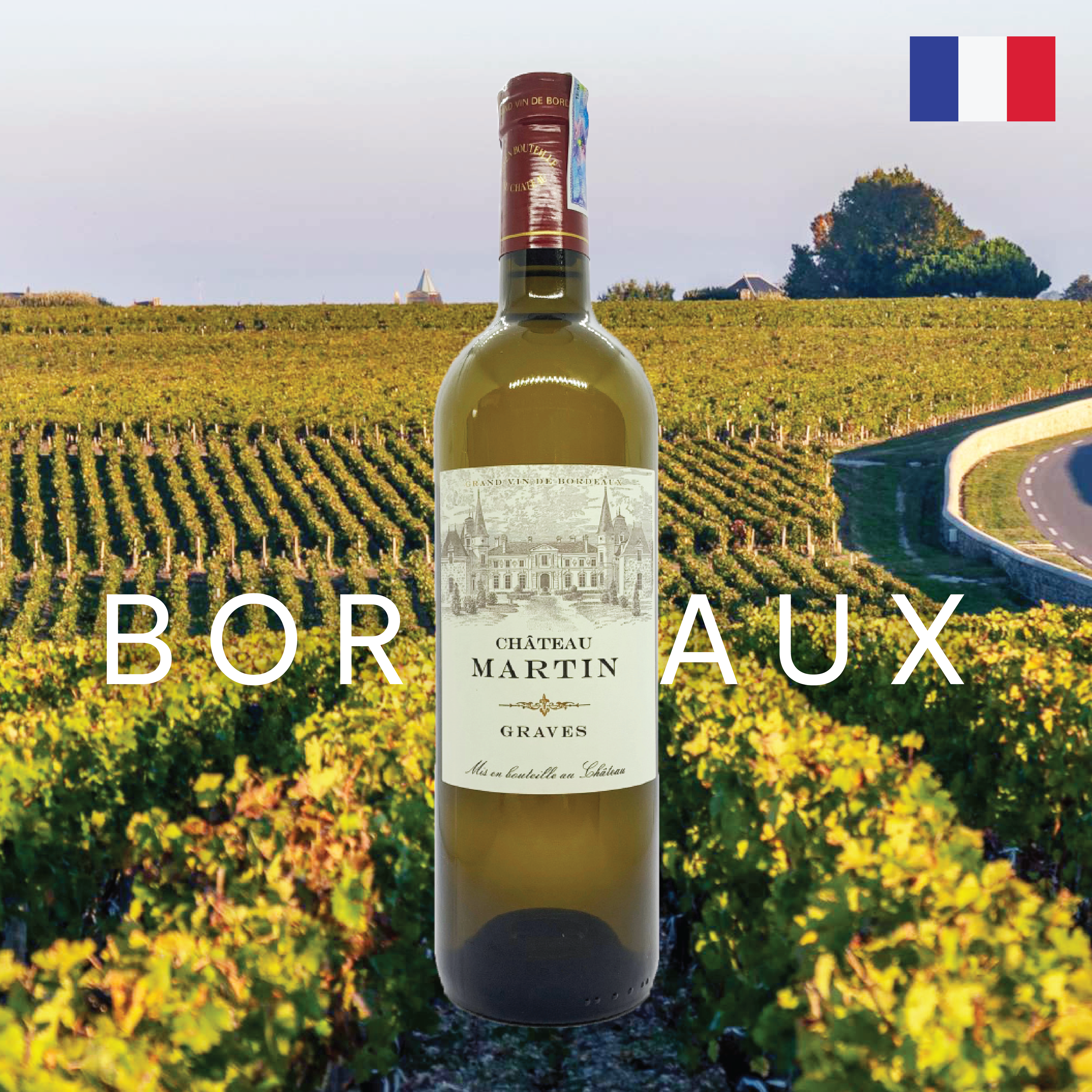 Rượu Vang Trắng Château Martin AOC Graves 2018