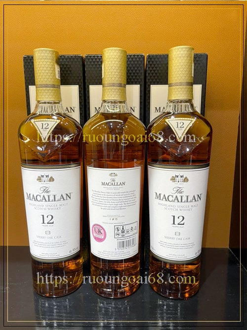 Macallan 12 Sherry UK - Rượu UK Giá Tốt