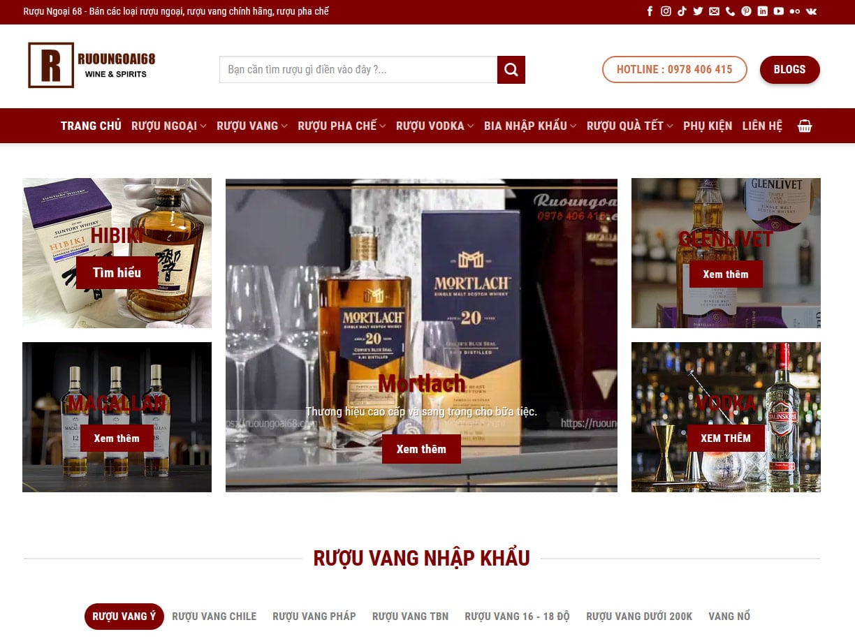 Giới thiệu - Rượu Ngoại 68